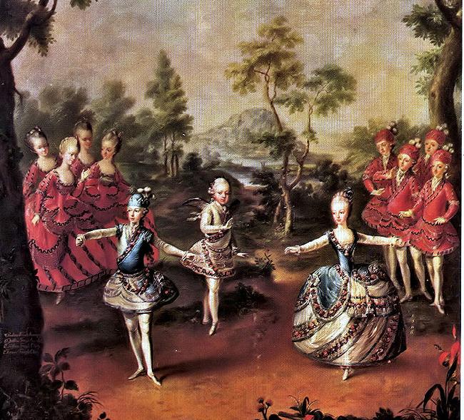 Johann Georg Weikert Hofburg or Schonbrunn palace Spain oil painting art